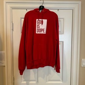 Red God is Dope Sweatshirt